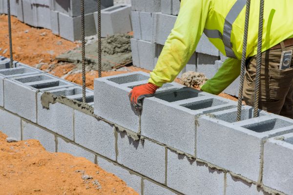 Concrete Blocks Installation in Sanford