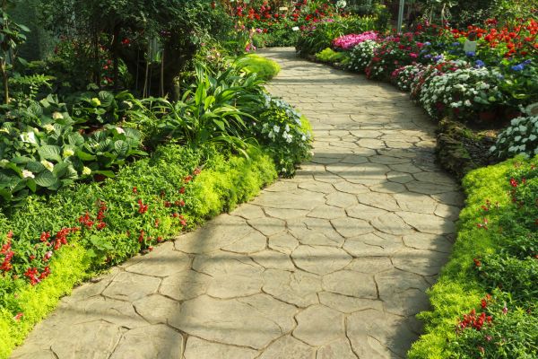 Stone Pathway Repair in Sanford