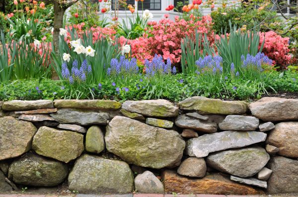 Stone Wall Hardscaping in Sanford
