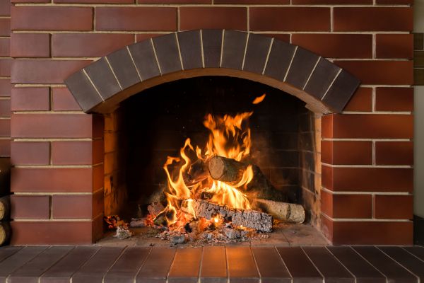 Brick Fireplace Installation in Sanford
