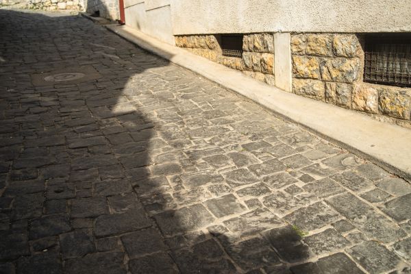 Stone Sidewalk Repair in Sanford